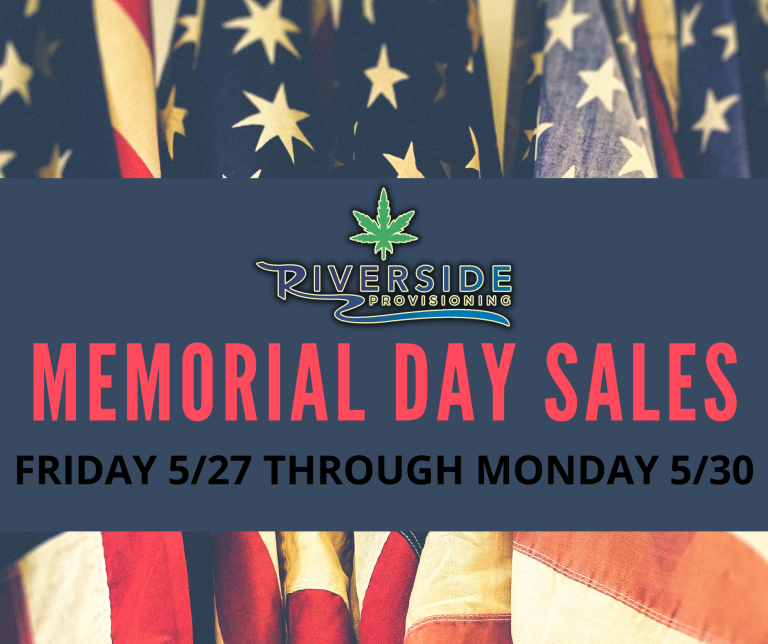 Memorial Day Deals 2022 Riverside Provisioning